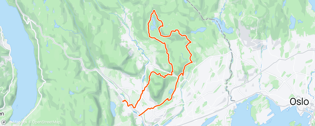 Map of the activity, Sista prep till Skogvokteren