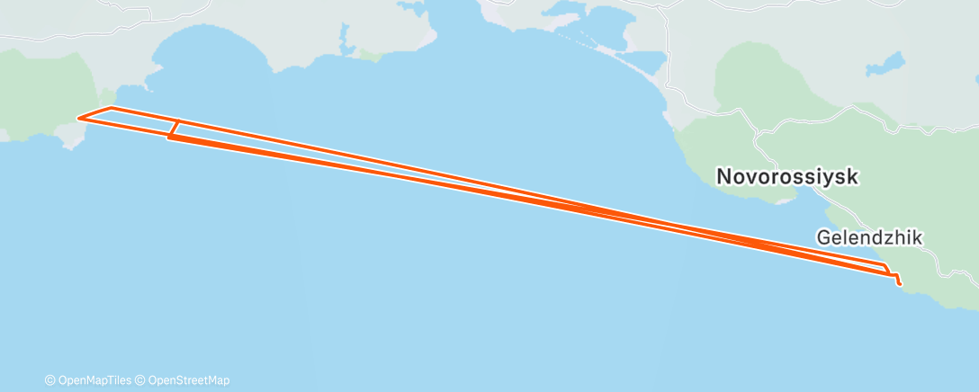 Map of the activity, Lunch Hike