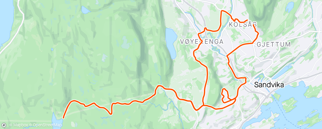 Map of the activity, Syremila med Gåping 🙂