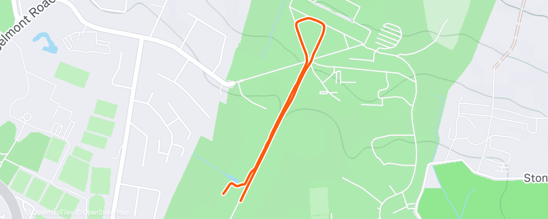 Карта физической активности (Afternoon Ride)