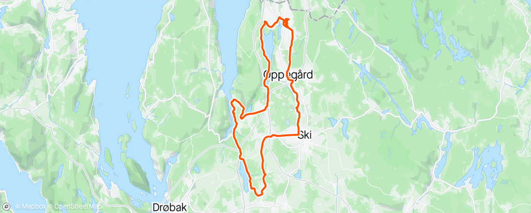 Map of the activity, Breivoll om Ås kirke