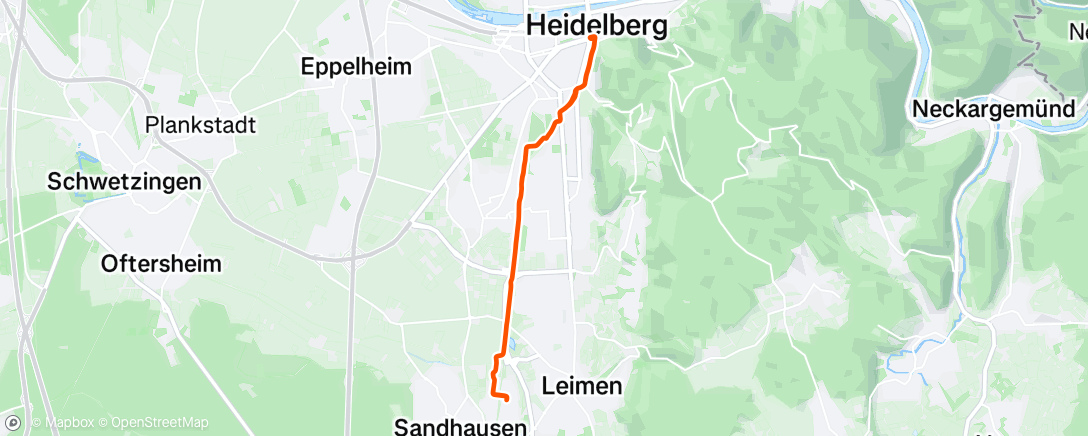 Map of the activity, Afternoon Ride
