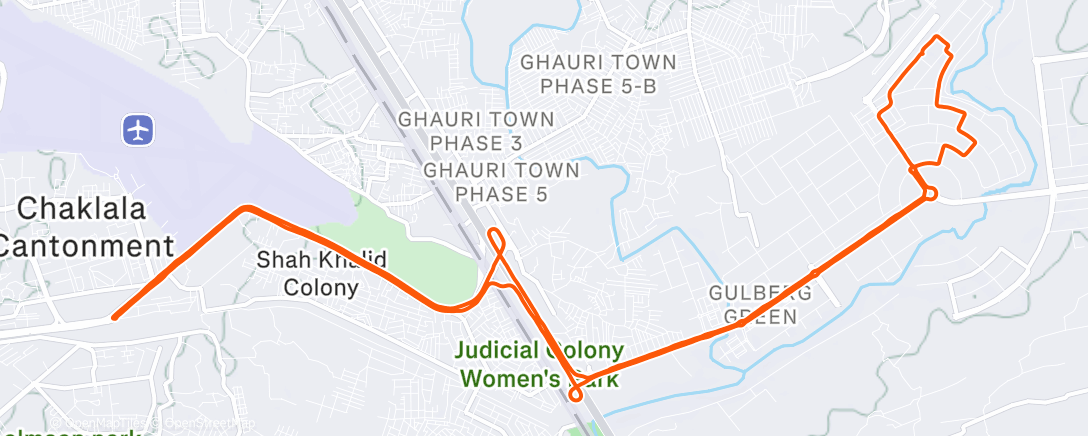 Map of the activity, Morning Ride