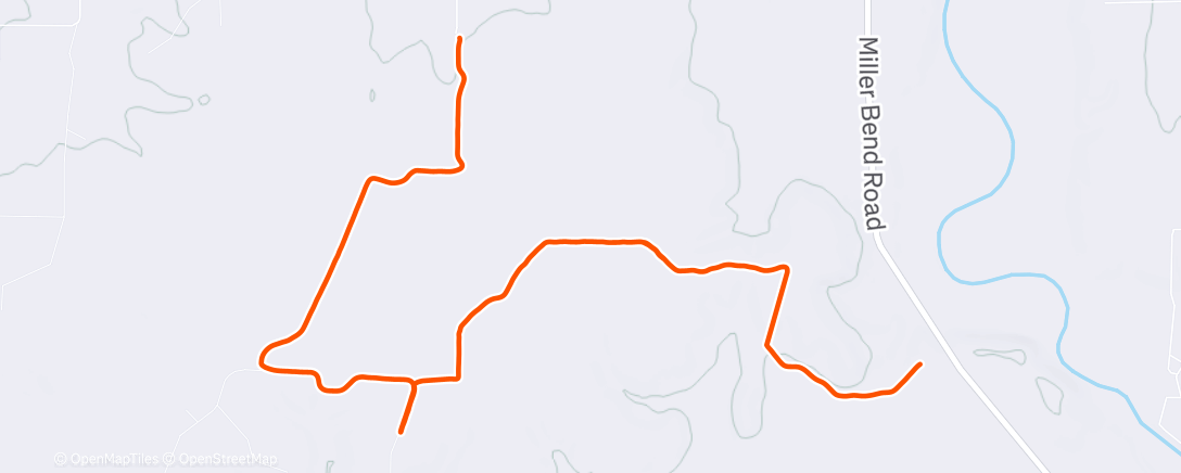 Карта физической активности (Afternoon Run)