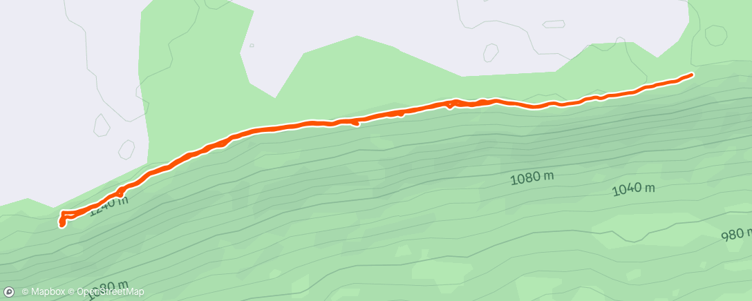 Map of the activity, Afternoon Walk