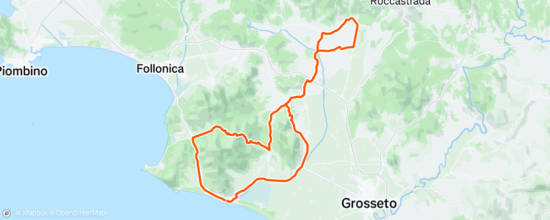 Map of the activity, GF Poggi di Maremma🥉