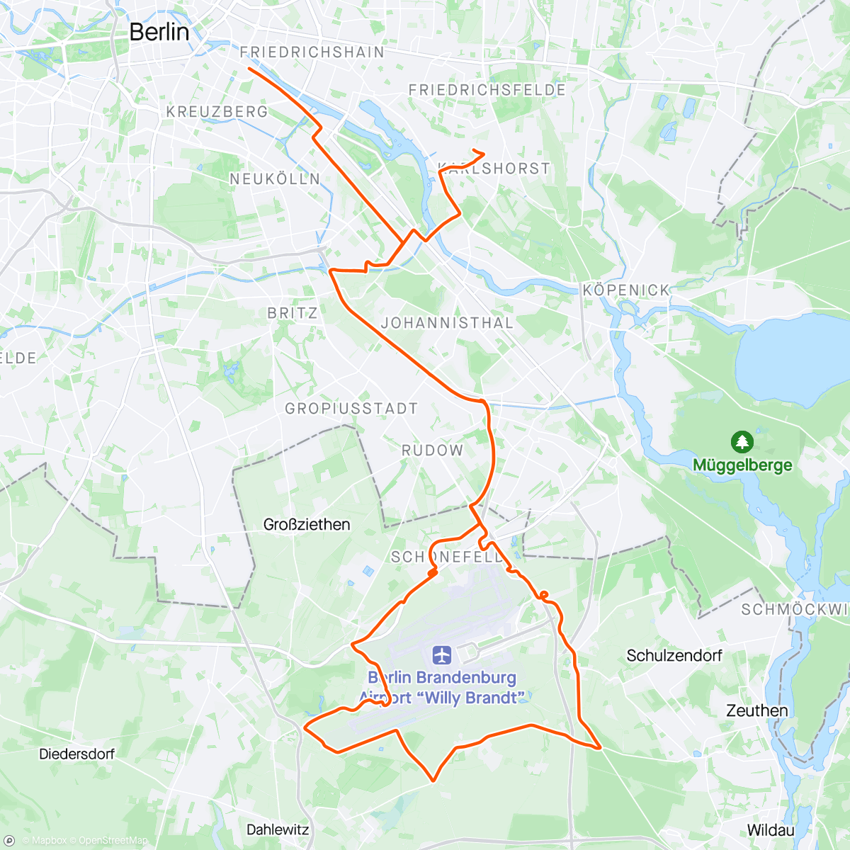 Map of the activity, Nightriders with the fastest snickers in town