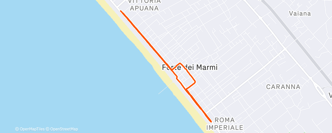 Карта физической активности (Camminata pomeridiana)