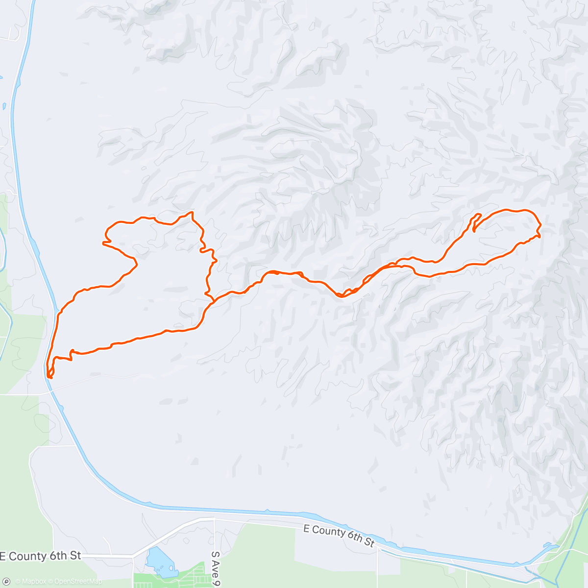 Map of the activity, Afternoon Ride