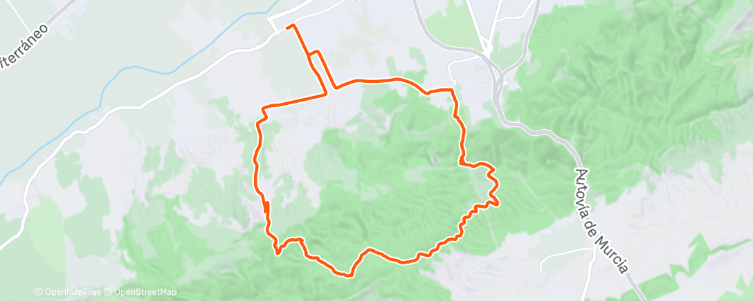 Map of the activity, Morning Ride