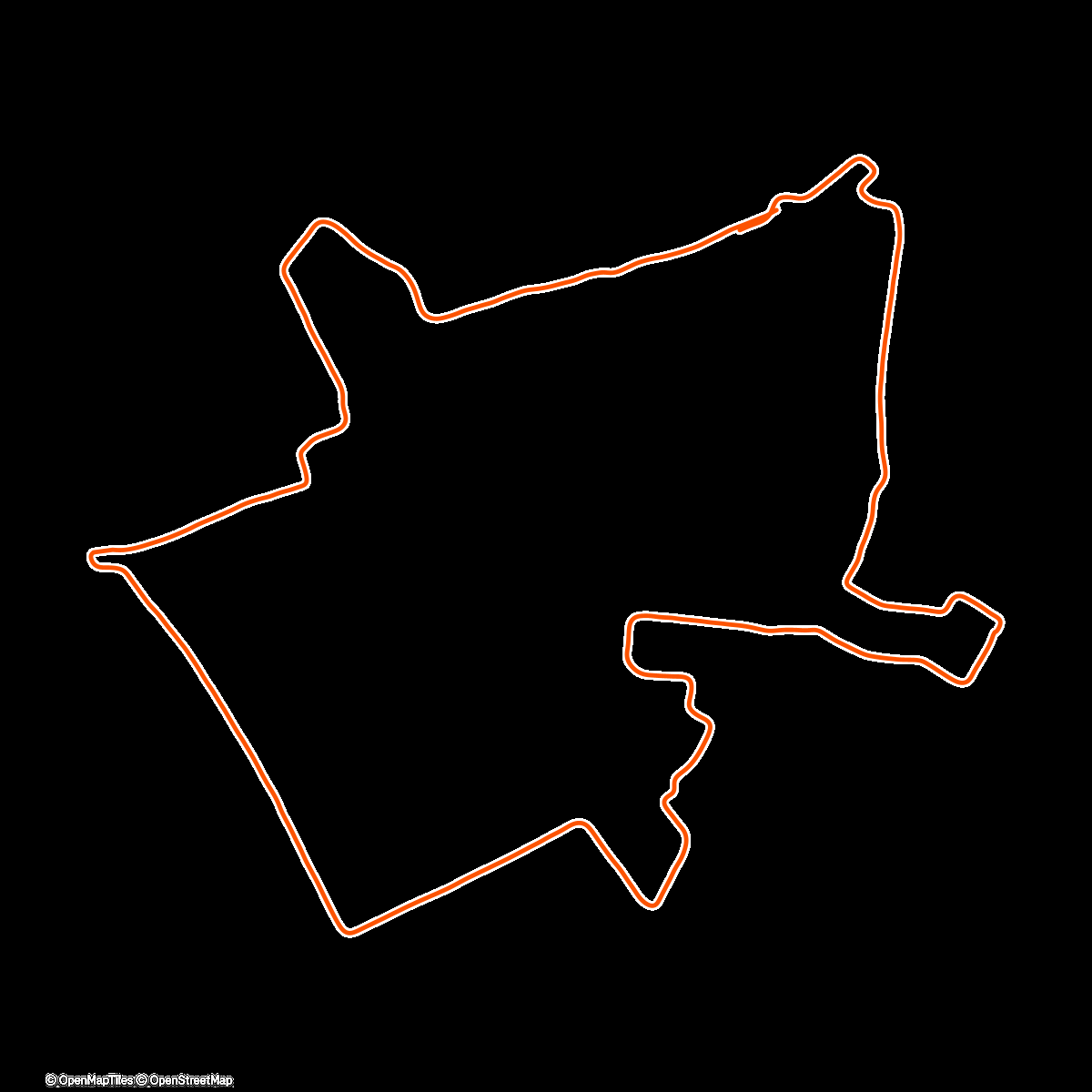 Map of the activity, Mittagslauf