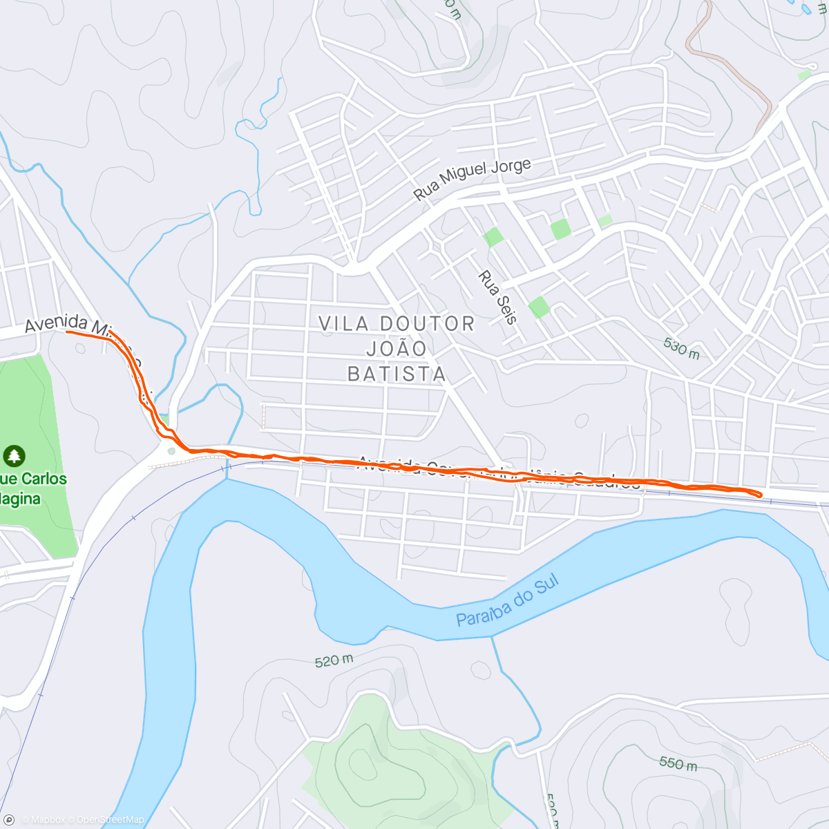 Map of the activity, Corridinha com o Trem