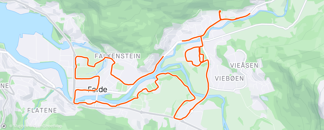 Map of the activity, Lunsjoggen 🏃‍♂️