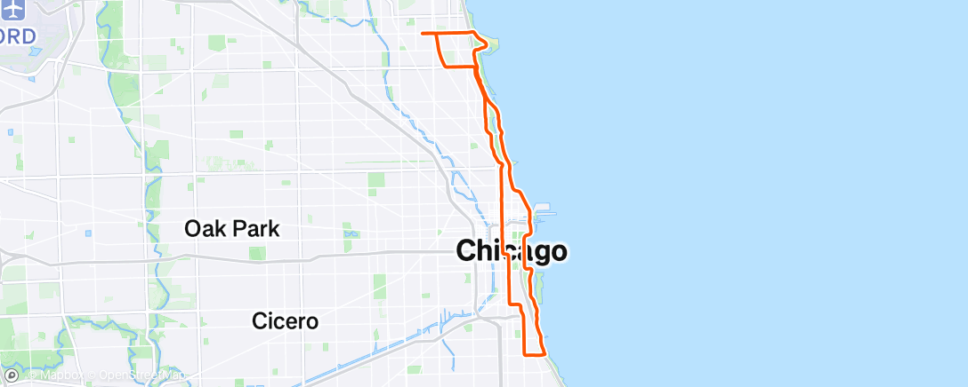 Map of the activity, Morning Ride