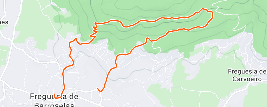 Карта физической активности (Corrida vespertina)