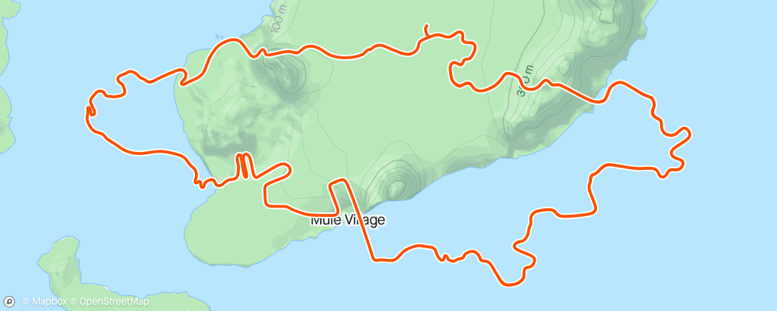 Mappa dell'attività Zwift - Group Ride: DIRT 505 Wednesday Endurance Ride (B) on Watopia's Waistband in Watopia