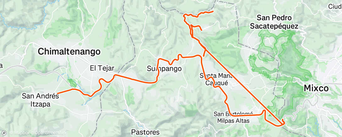 Map of the activity, Morning Ride