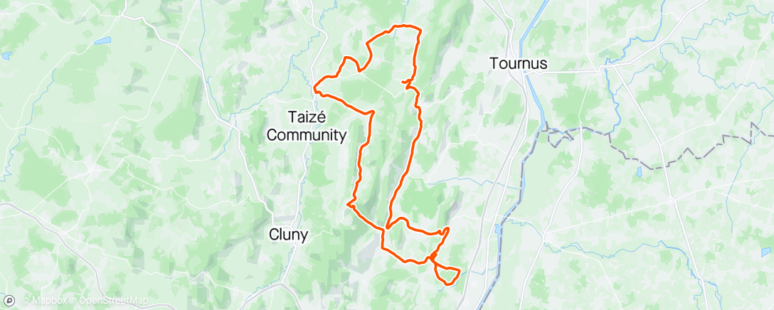 Mapa da atividade, Cormatin - Champagny et Bissy sous Uxelles