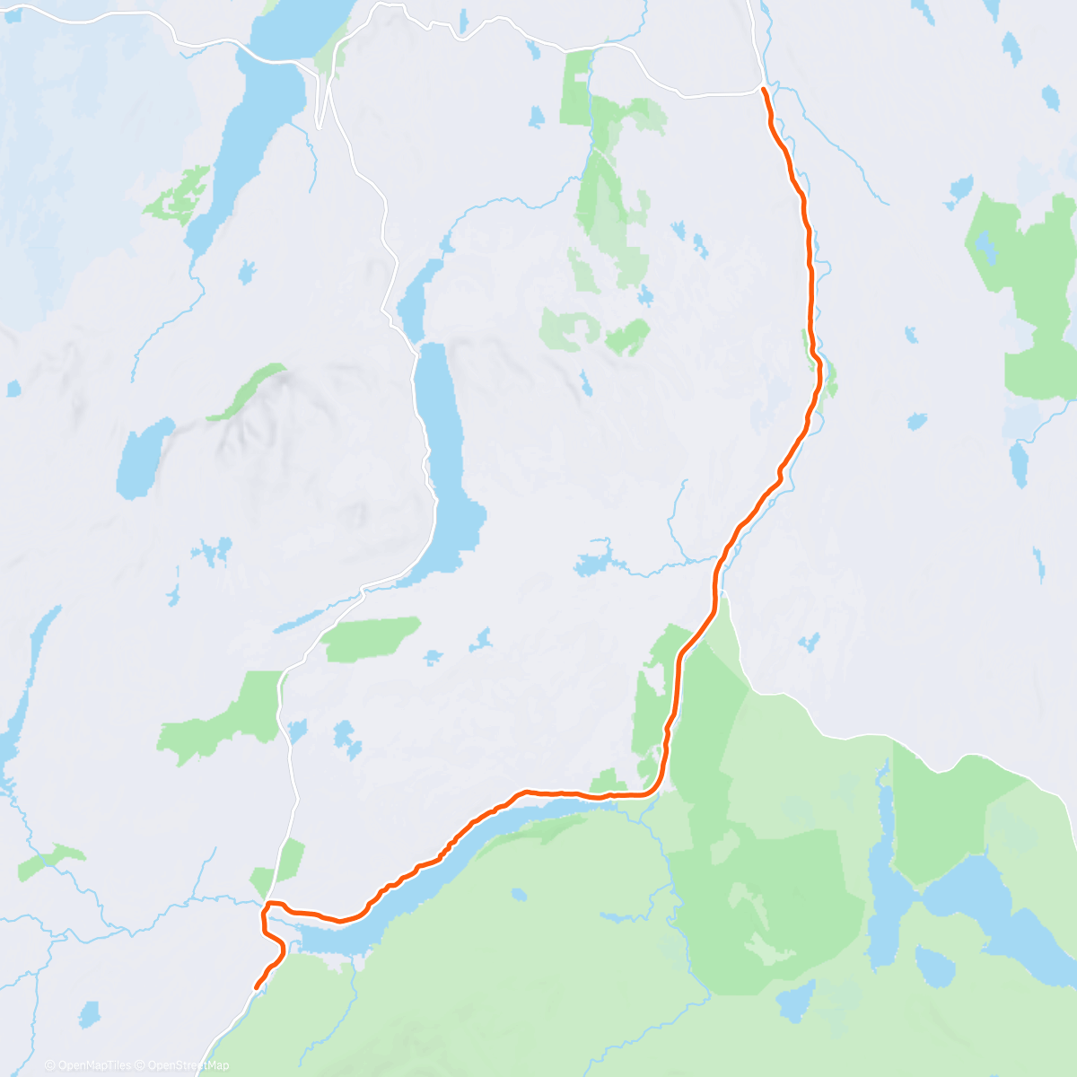 Map of the activity, ROUVY - The Long Shift | Serious FTP Builder