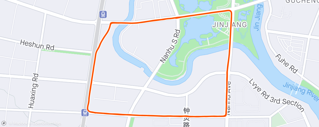 Map of the activity, 20240521 有氧20分钟🚴🏻‍♂️