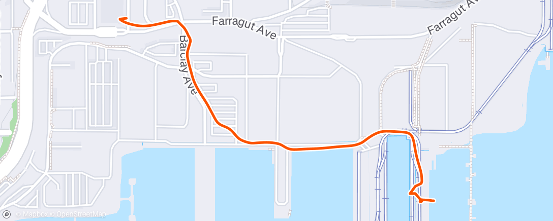 Map of the activity, Morning Walk