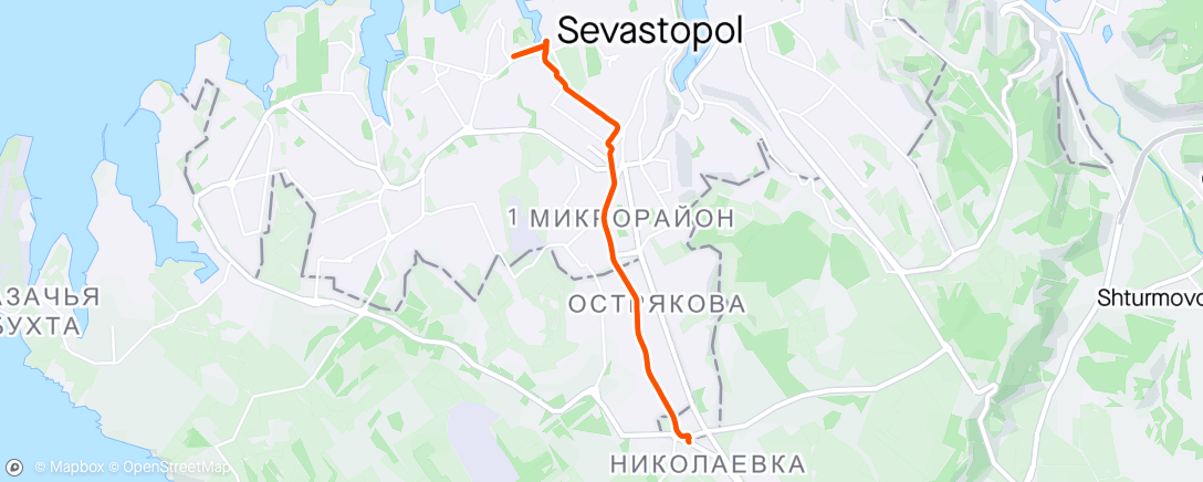 Map of the activity, Дорога домой
