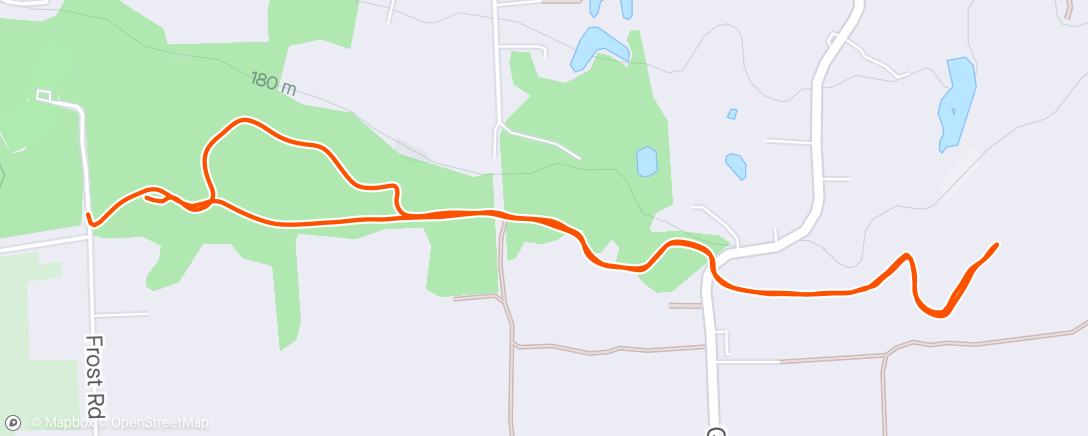 「Lunch Trail Run」活動的地圖