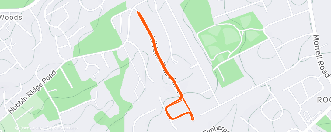 Map of the activity, Working through some lower back pain.