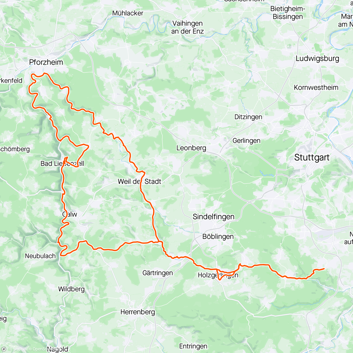 Map of the activity, Monbachtal