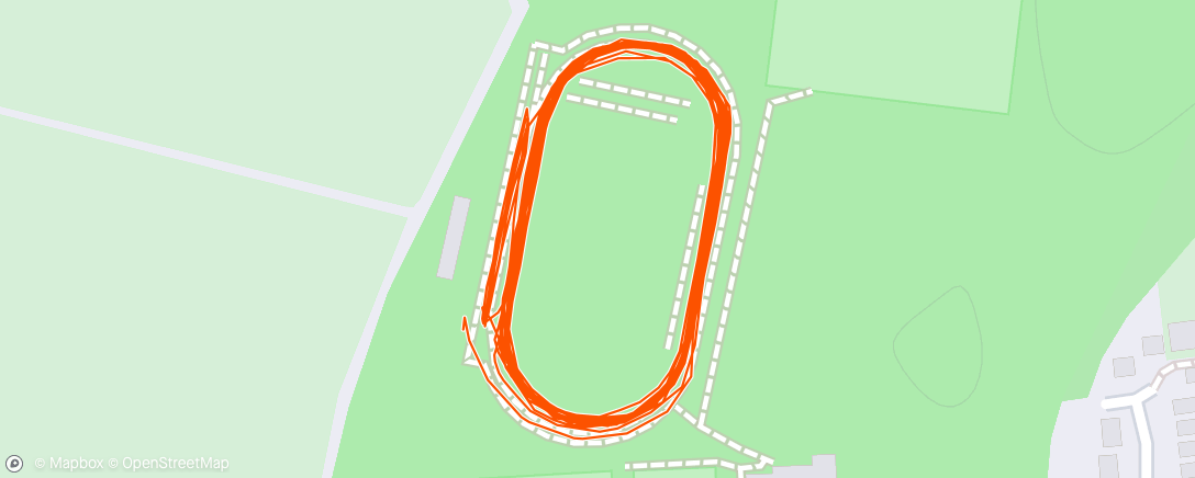 Map of the activity, 4 x 1K (400)