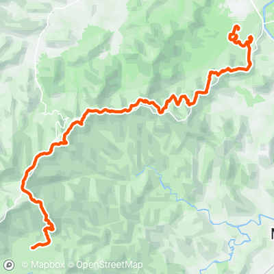 Shut-In Ridge Trail Race Official Course Map 2023 | 21.8 mi Running ...