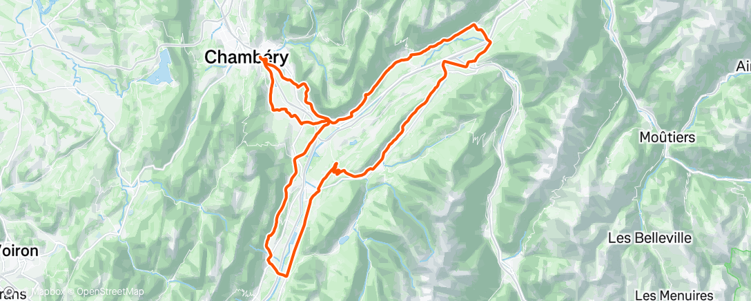 Map of the activity, Sous grand Gresivaudan classico Réveillon