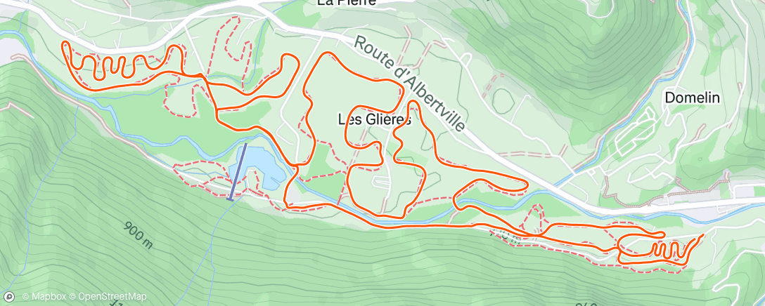 Carte de l'activité Ski de fond nocturne 👌