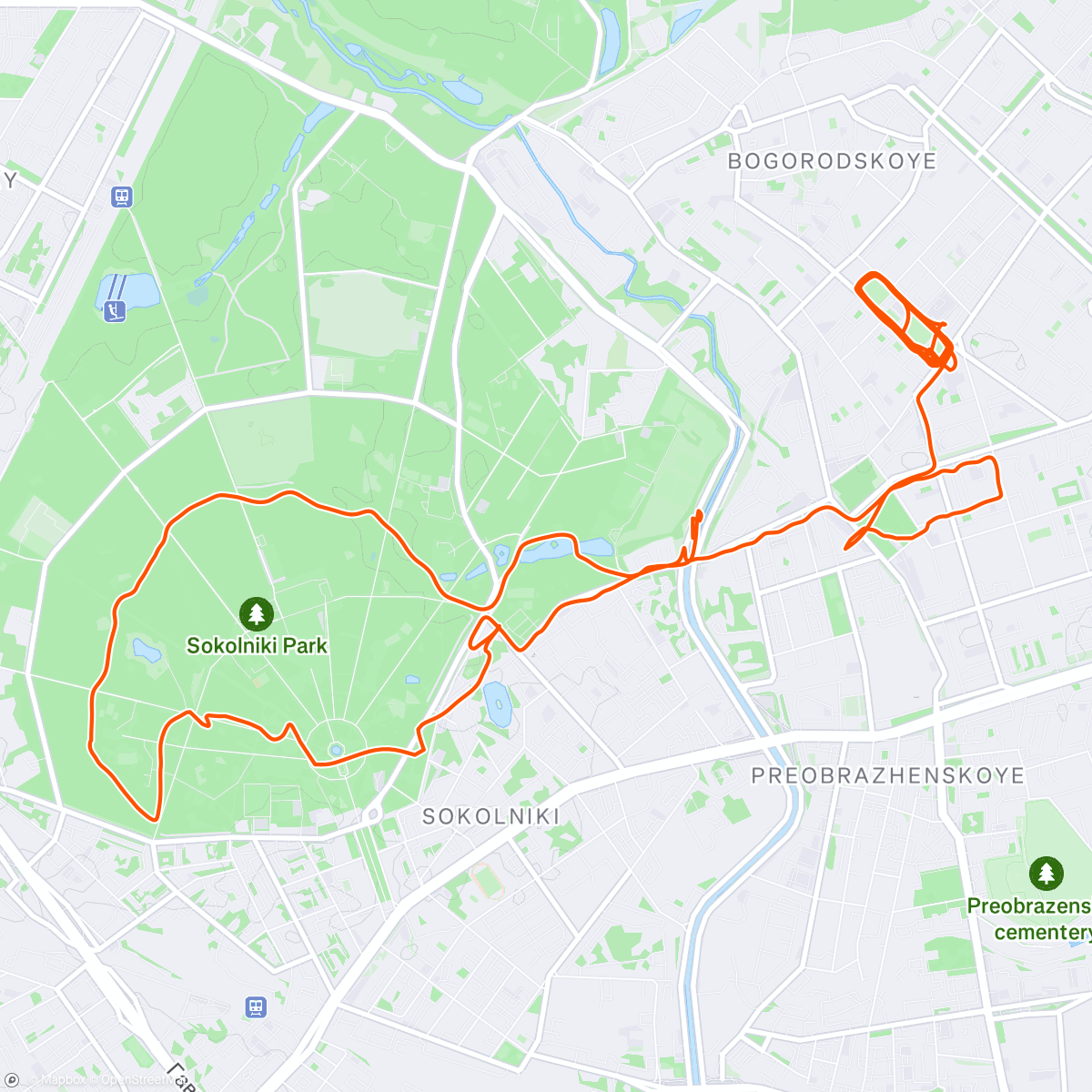 Map of the activity, Run Every Day - 2856(7 years and 299 days) ✅