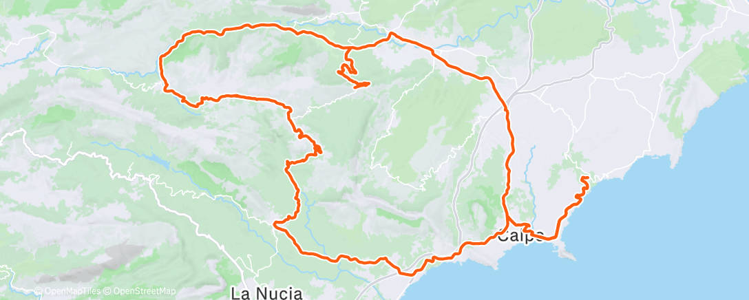 Map of the activity, Morning Ride