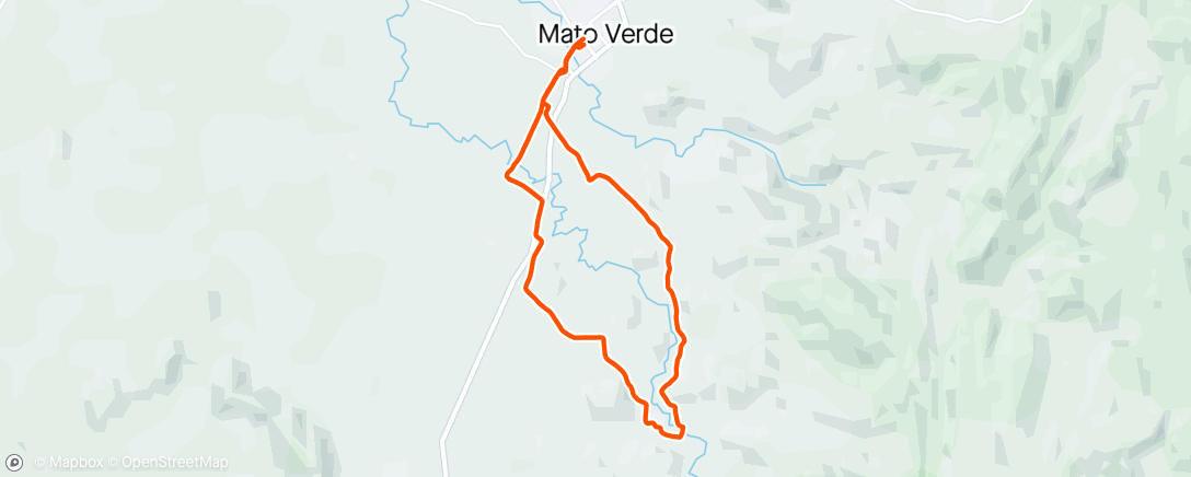 Map of the activity, Pedal de sábado