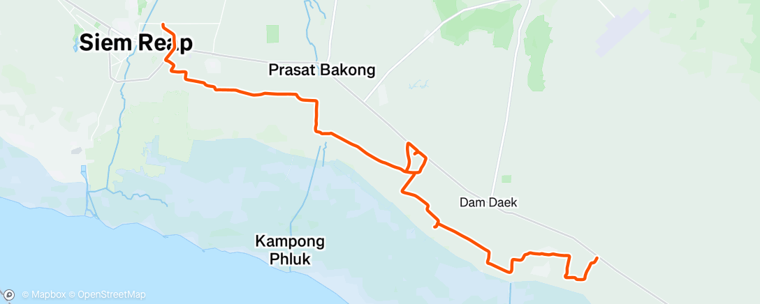 Map of the activity, Morning Ride