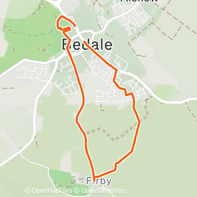 Firby across the fields 5k | 5.0 km Running Route on Strava