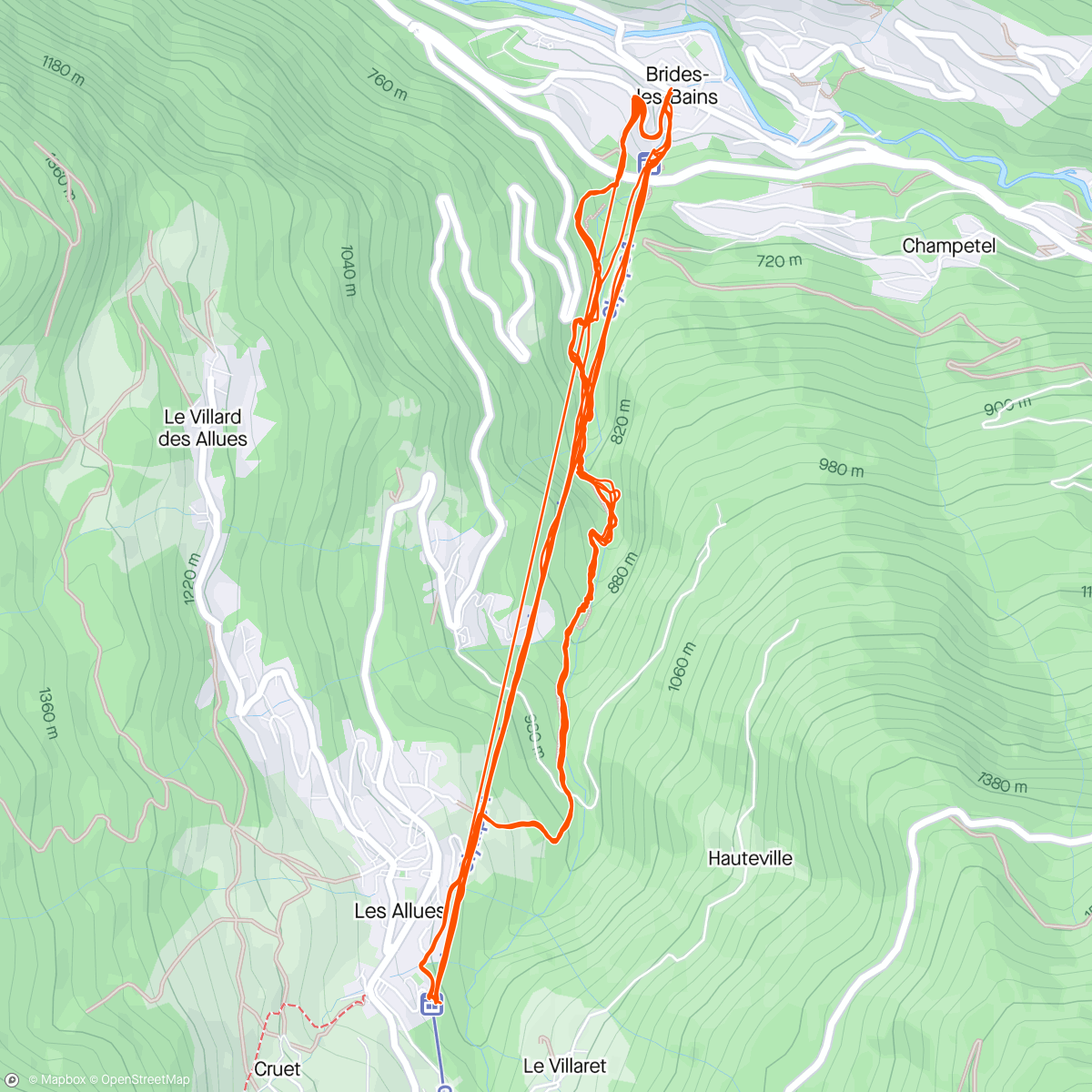 Map of the activity, Defi de l’Olympe ⛰️⛵️