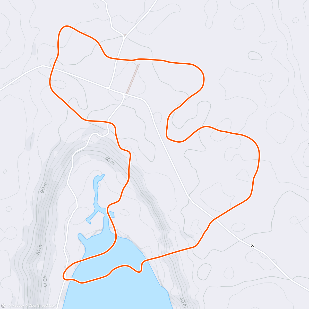 Mappa dell'attività Zwift - Short endurance ride in Makuri Islands