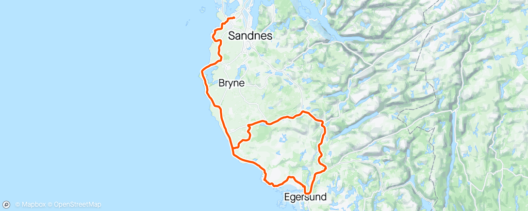Map of the activity, Norway stage 3