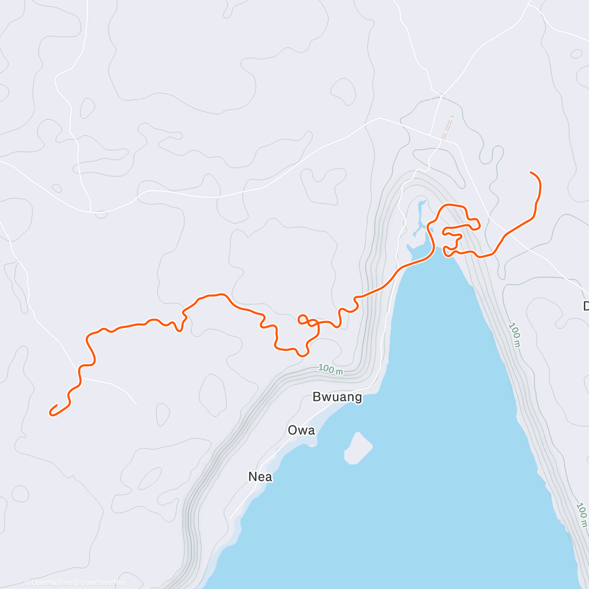 Map of the activity, Zwift - Group Ride: Long - Stage 1 - Tour de Zwift on Shisa Shakedown in Makuri Islands