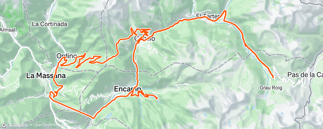 Map of the activity, Morning Ride