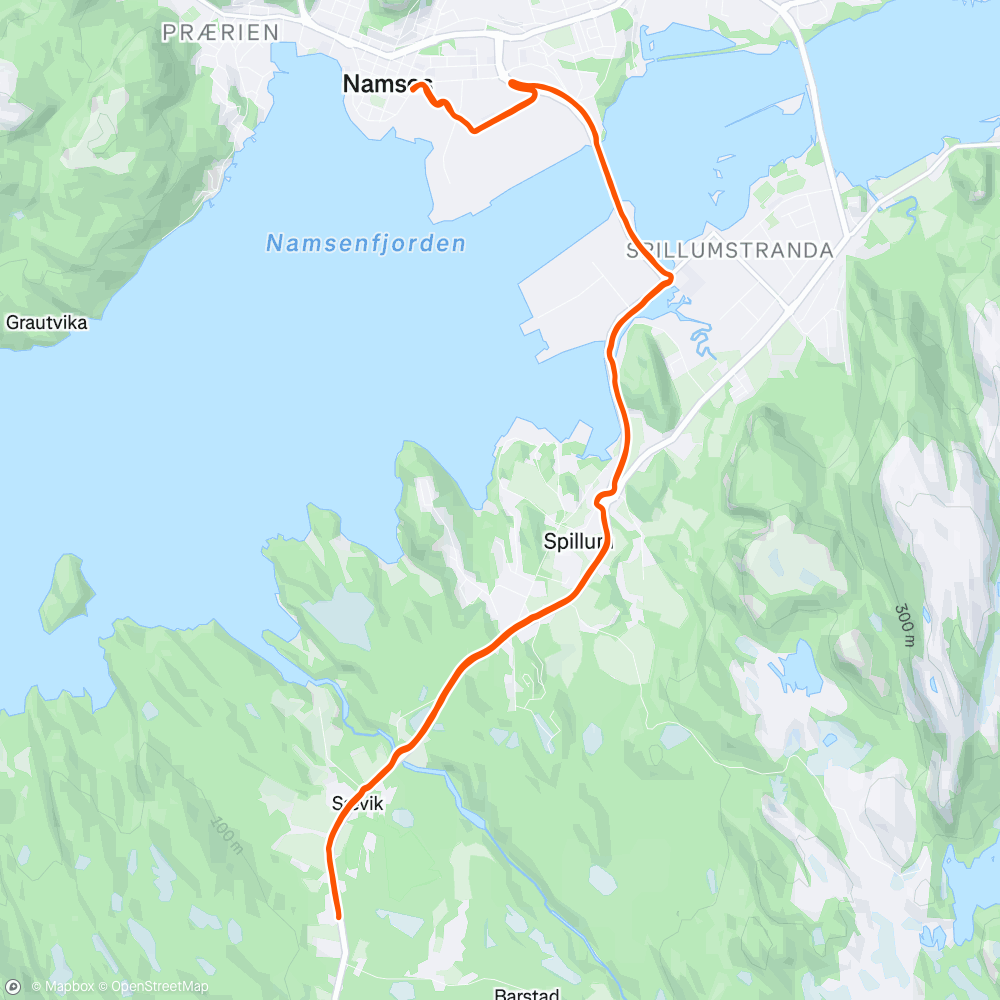 Map of the activity