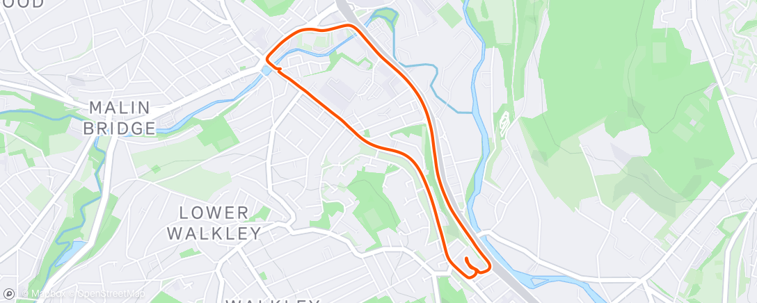 Map of the activity, work