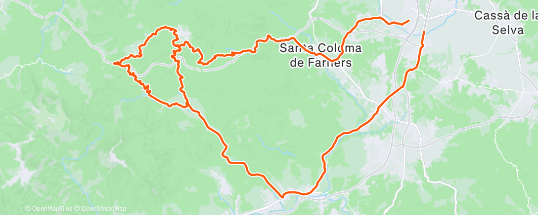 Map of the activity, Camp day 4