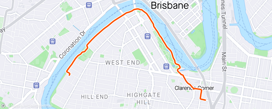 Map of the activity, Ride of shame