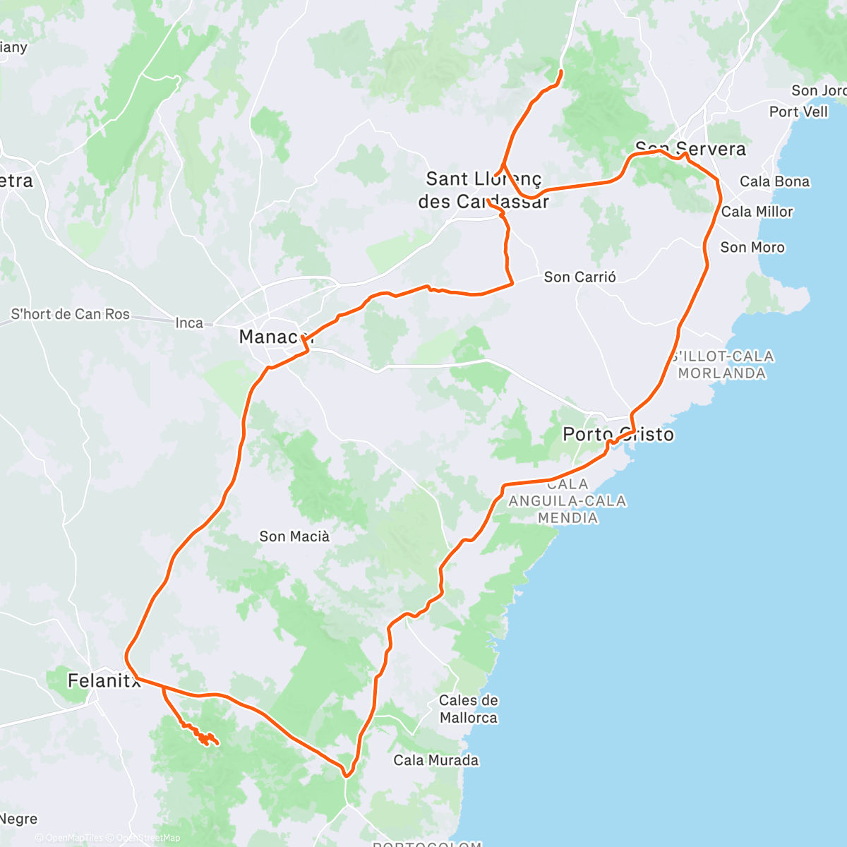 Map of the activity, Vermessung