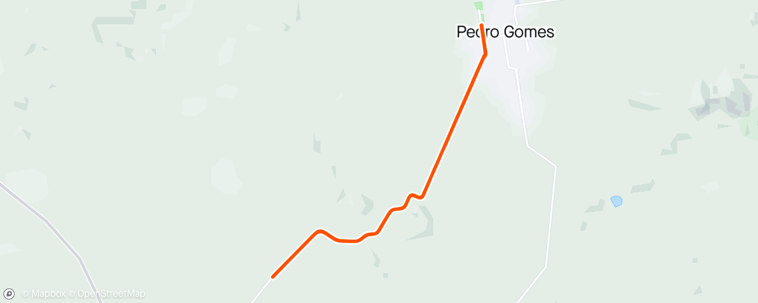 Map of the activity, Giro até o Valetão