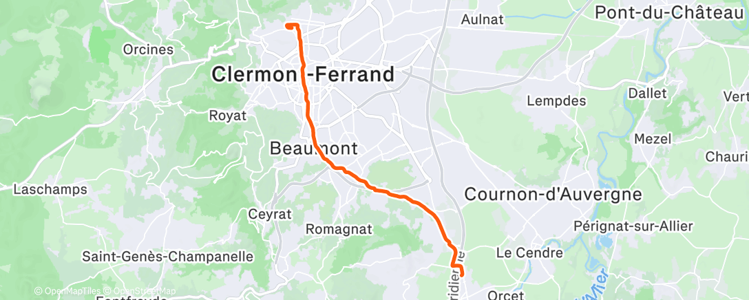 Map of the activity, Séance CAP FG